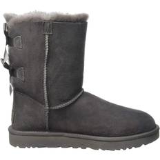 Damen - Grau Stiefeletten UGG Bailey Bow II - Grey