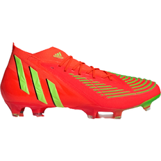 Adidas Predator Edge.1 Firm Ground Boots - Solar Red/Team Solar Green/Core Black