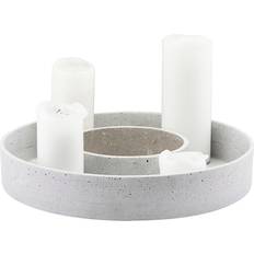 6cm bloklys House Doctor The Ring Fyrfadsstage 6cm