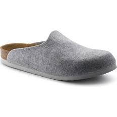 Gris Chaussons d'Extérieur Birkenstock Amsterdam Wool Felt - Grey