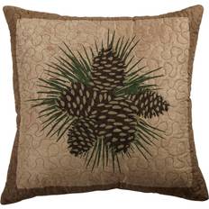 Donna Sharp Antique Pine Complete Decoration Pillows Green, Brown (45.72x45.72)