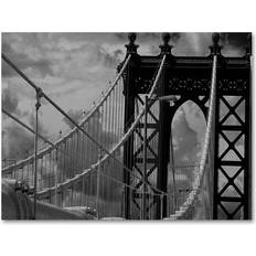 Trademark Fine Art Yale Gurney 'Manhattan Bridge' 14 Framed Art