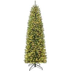 Puleo International 10-ft. Pre-Lit Pencil Fraser Fir Christmas Tree