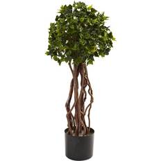 Canvas Decorative Items Nearly Natural 2.5' English Ivy Topiary UV Artificial Plant