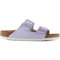 Herre - Lilla Sandaler Birkenstock Arizona vegan Birko-Flor Nubuck - Lavender Fog