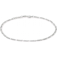 Argent Chevilles IX Studios Figaro Anklet - Silver