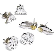 Earrings 3-pack (silver plated)