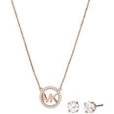 Silber Schmucksets Michael Kors Boxed Gifting Jewellery Set - Rose Gold/Transparent