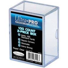 Clear storage box Ultra Pro 2-Piece 100 Count Clear Card Storage Box