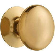 Knob The Home Fusion Company Victorian Satin Brass Round Kitchen Cabinet Cupboard Door Drawer Pull Knob