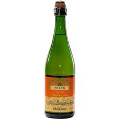 Alkoholfri øl & spiritus Val de France Val de France Organic Sparkling Peach 0% 75 cl
