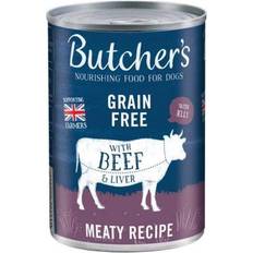 Butchers dog food Butchers Beef And Liver Chunks In Jelly Complete Wet Dog Food, Chicken, 0.4