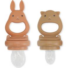 Konges Sløjd Fruchtsauger Bunny, 2er-Set