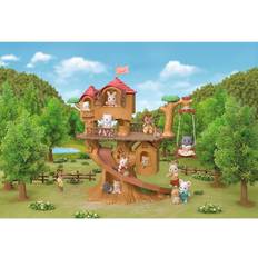 Sylvanian Families Conjuntos de juego Sylvanian Families Casa del árbol aventura con set camping