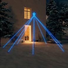 Luci di Natale vidaXL Per Albero Interni Esterni 576 LED Blu 3.6 m Luci dell'Albero di Natale