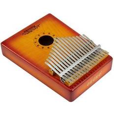 Billig Akustiske gitarer DIMAVERY KL-4 Kalimba,17 C, sunburst