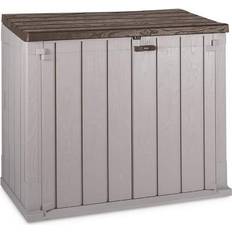 Marrone Capanni Toomax 29.5 Taupe Gray/Brown Stora Way All Weather Storage Shed Cabinet (Superficie edificio )