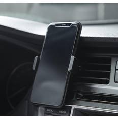 RawLink Mobilholder t. ventilation, universal, Sort,ABS/TPR-Plast