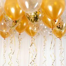 Ballongkungen Ballonloft Klar/Guld