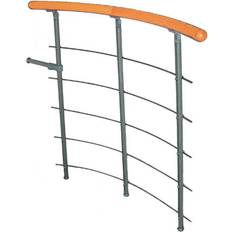 Treppen & Geländer Byggera Minka Brüstungsgeländer Grau 160 cm Eiche