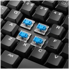 Backlit Sharkoon PureWriter RGB Blue - Clavier - backlit - USB - Allemand - Kailh Blue