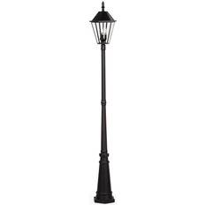 Solar Cells Lamp Posts Lutec Single Head Die-Cast Lamp Post 227cm