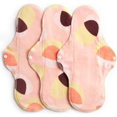 ImseVimse Dambindor Active, Night Pink Hoop, ekologisk bomull stycken