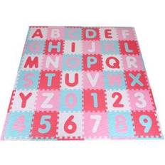 Bodenpuzzles Knorrtoys Puzzlematte Alphabet Zahlen 180 x 180 cm
