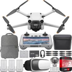 RC Toys DJI Mini 3 Pro Camera Drone Quadcopter with RC Smart Remote Controller + Fly More Kit