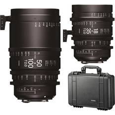 Sigma lenses SIGMA 18-35mm and 50-100mm for PL Mount Lenses with Case