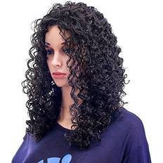 20-Inch Long Big Bouffant Curly Wigs Fiber