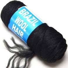 Bluple Brazilian Wool Hair Natural Black