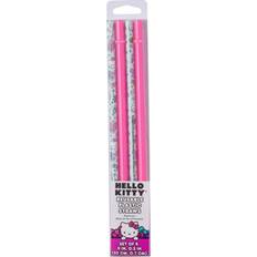 Silver Buffalo Sanrio Hello Kitty Kawaii Treats Reusable Plastic Straws Set of 4