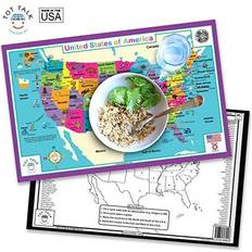 Multicolore Sottopentole United States of America Placemat