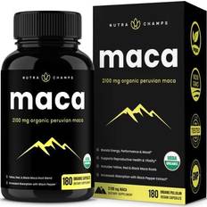 NutraChamps NutraChamps, Maca, 700 mg, 180 Organic