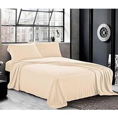 Jersey Queen [4-Piece Bed Sheet Beige