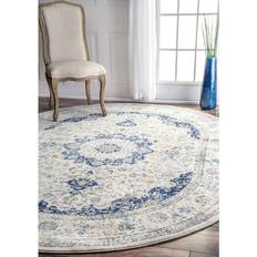 Carpets Nuloom 5'x8' Oval Verona Vintage Persian Style Blue