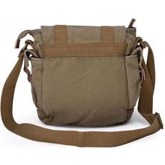 Gootium Gootium 21217AMG Canvas Genuine Leather Cross Body Messenger Handbag