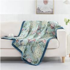 Greenland Home Fashions Pavona Blankets Green (152.4x127cm)