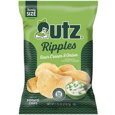 Food & Drinks Utz Potato Chips Ripples Sour Cream