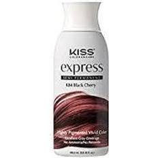 Black cherry color Kiss Express Color Semi- Permanent Black Cherry 3.5oz