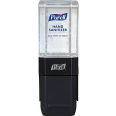 Black Dispensers Purell ES1 Dispenser Starter Kit, Push-Style Hand Sanitizer Dispenser, 450 mL Gel Refill