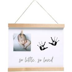 Billiga Hand- & Fotavtryck Pearhead Wooden Babyprints Wall Picture Frame