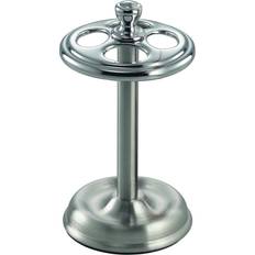 iDESIGN York Metal tandborsthållare, vacker silver/matt