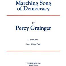 Drumsticks Marching Song Of Democracy Scband Full Score (P Grainger) (Sheet Music/Songbook)