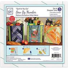 Multicoloured Totes & Shopping Bags June Tailor June Tailor Quilt As You Go Shoppers Totes Pack of 3