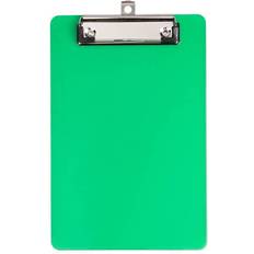 Green Paper Storage & Desk Organizers Jam Paper 6" 9" Small Memo Clipboards with Low Profile Metal Clip Mini