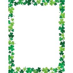 80ct Jolly Shamrock Letterhead White