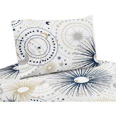 Sweet Jojo Designs Celestial Twin Bed Sheet Gold, Blue (243.84x167.64cm)
