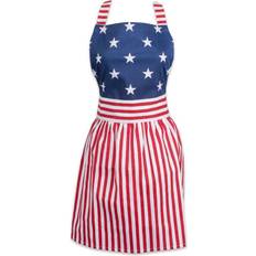 Aprons Design Imports Stars & Stripes Skirt Multi Apron White, Red, Blue